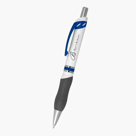 Campus Plunger Action Ballpoint Pen with Rubber Grip — view 8