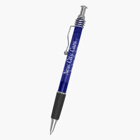 Wired Pen with Chrome Plated Trim — view 3