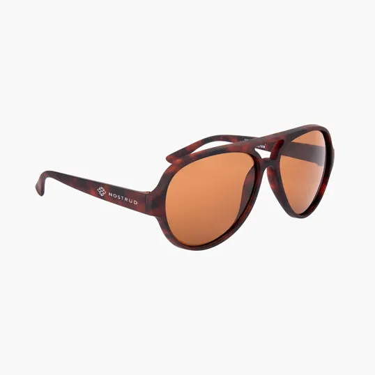 Rubberized Recycled Frame Aviator Sunglasses — view 5