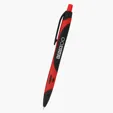 Two-Tone Rubberized Plunger Pen — view 9