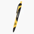 Two-Tone Rubberized Plunger Pen — view 11