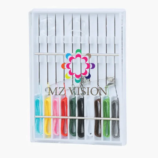 Plastic Sewing Kit with Pre-Threaded Needles — view 3