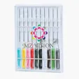 Plastic Sewing Kit with Pre-Threaded Needles — view 3