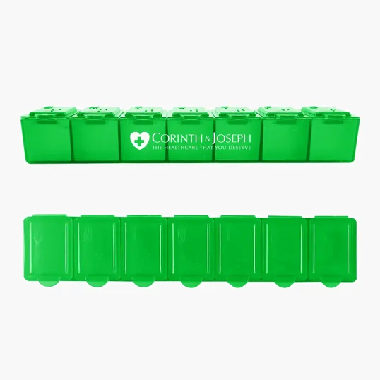 7 Day Pill Container with Braille Lids — view 4