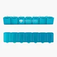 7 Day Pill Container with Braille Lids — view 2
