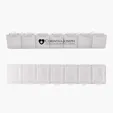 7 Day Pill Container with Braille Lids — view 3