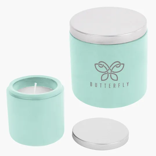 Cali Clay Cement Candle with Vanilla Soy Wax — view 8