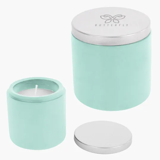 Cali Clay Cement Candle with Vanilla Soy Wax — view 2
