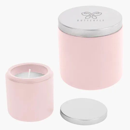 Cali Clay Cement Candle with Vanilla Soy Wax — view 3