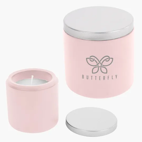 Cali Clay Cement Candle with Vanilla Soy Wax — view 9