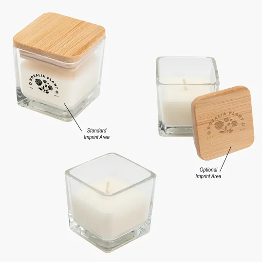 Mini Candle With Bamboo Lid — view 2