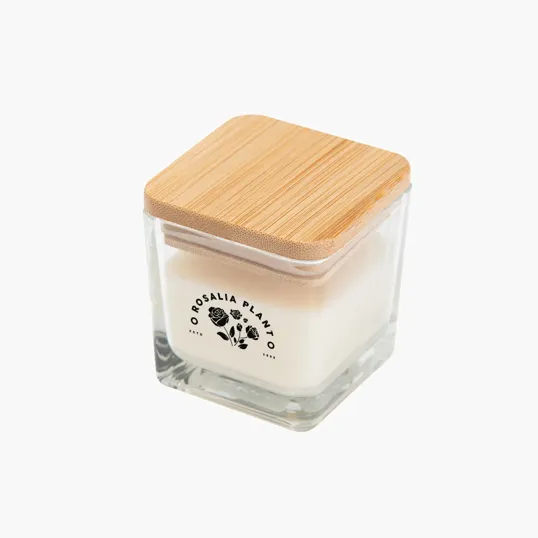Mini Candle With Bamboo Lid — view 3