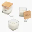 Mini Candle With Bamboo Lid — view 2