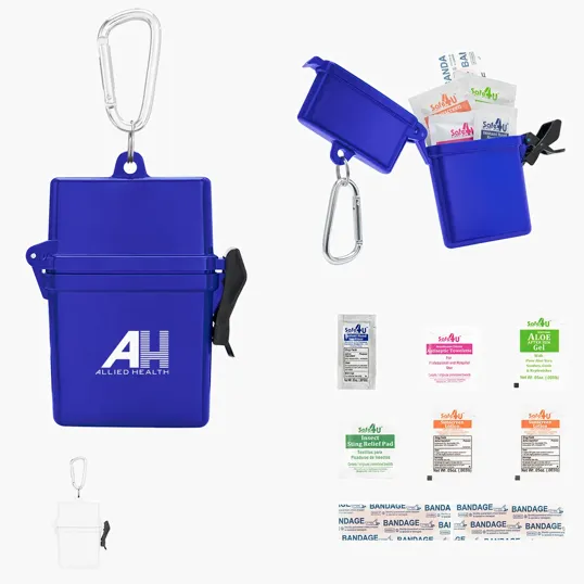 Sun Care & First Aid Kit with Carabiner