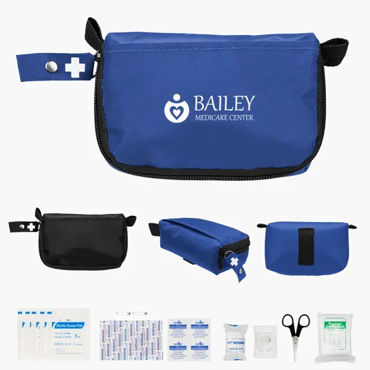 20 Pc. First Aid Kit with Zippered Pouch