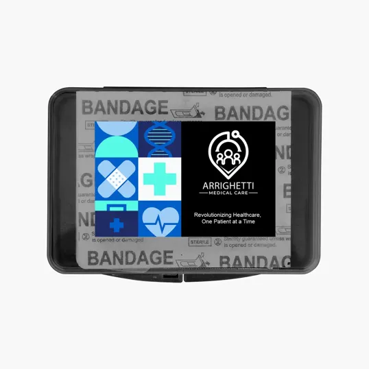 Portable First Aid Kit with Plastic Travel Case — view 2