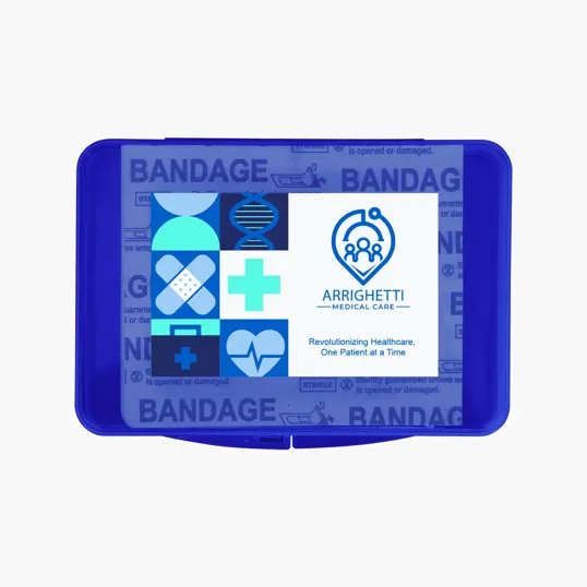 Portable First Aid Kit with Plastic Travel Case — view 3