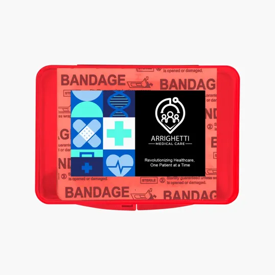 Portable First Aid Kit with Plastic Travel Case — view 4