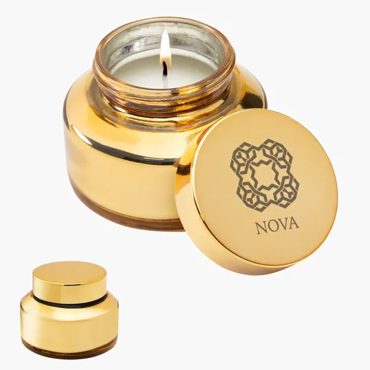 Mini Glass Candle with Soy Wax — view 3