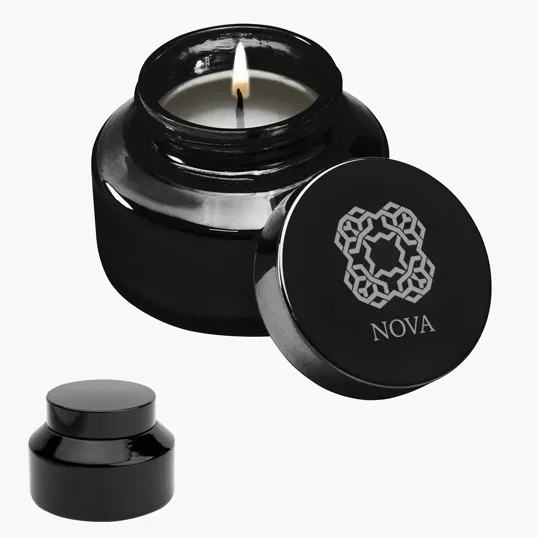 Mini Glass Candle with Soy Wax — view 2