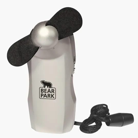 Mini Fan with Soft Blades and Breakaway Neck Cord — view 2