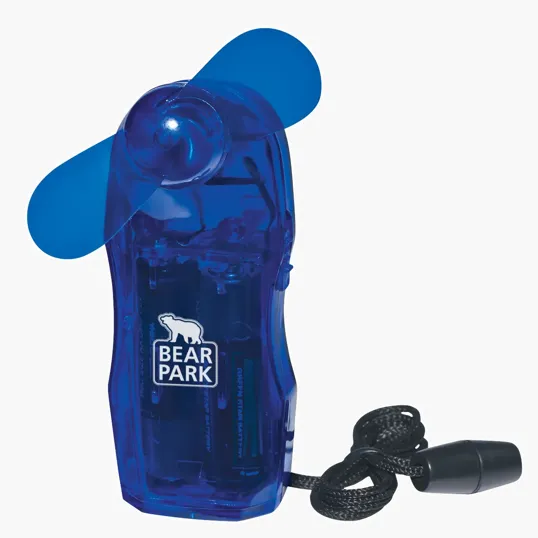 Mini Fan with Soft Blades and Breakaway Neck Cord — view 3