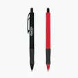 Sunrise Plunger Action Ballpoint Pen with Rubber Grip