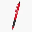 Sunrise Plunger Action Ballpoint Pen with Rubber Grip — view 3