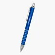 Vegas Plunger Action Ballpoint Pen with Diamond Cut Grip — view 2