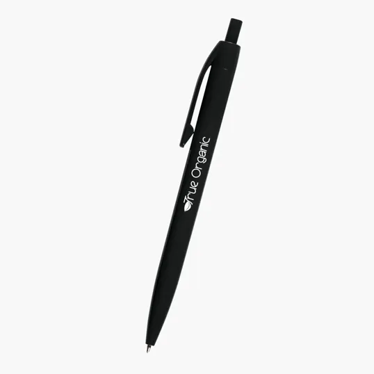 Glossy Plunger Action Ballpoint Pen