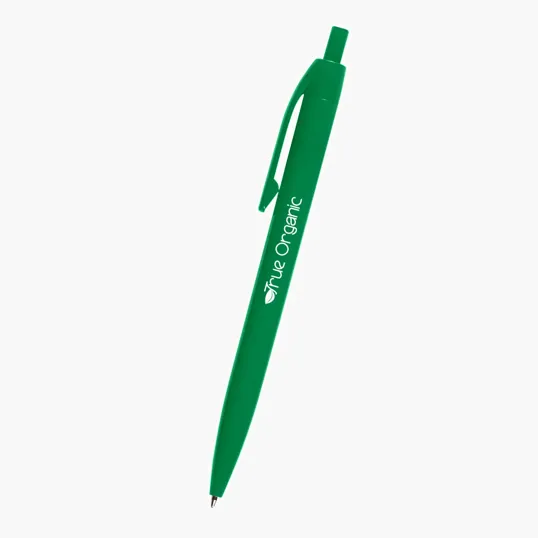 Glossy Plunger Action Ballpoint Pen — view 3