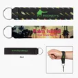 Neoprene Wristband With Key Ring — view 2