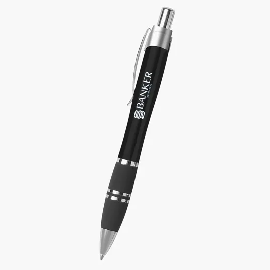 Tri-Band Plunger Action Ballpoint Pen — view 2