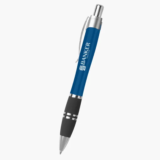 Tri-Band Plunger Action Ballpoint Pen — view 3