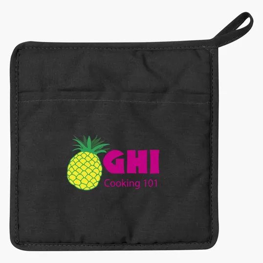 Quilted Cotton Canvas Pot Holder