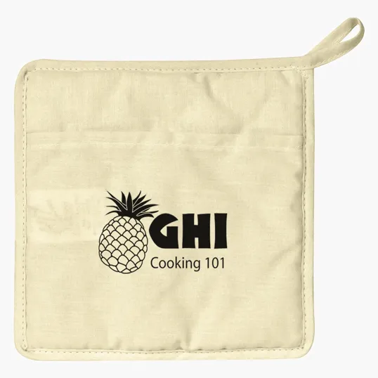 Quilted Cotton Canvas Pot Holder — view 7