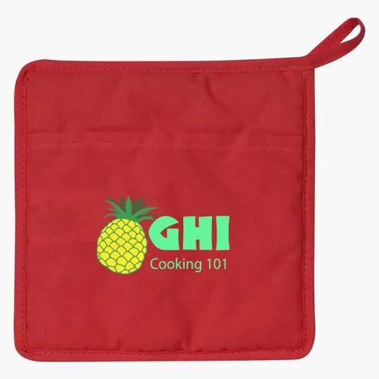 Quilted Cotton Canvas Pot Holder — view 3