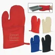 Quilted Cotton Canvas Oven Mitt — view 2