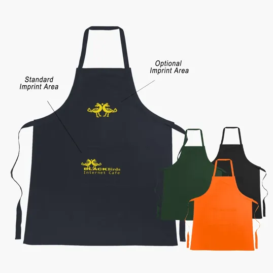 100% Cotton Apron with Large Front Pocket — view 5