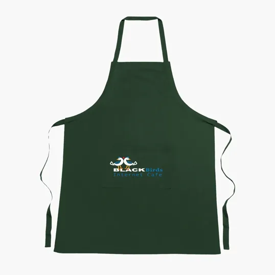 100% Cotton Apron with Large Front Pocket — view 2