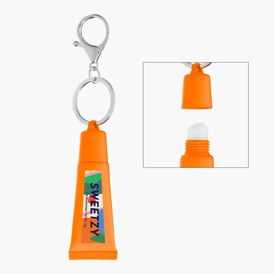 Squeeze Tube Lip Moisturizer with Key Ring — view 6