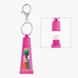 Squeeze Tube Lip Moisturizer with Key Ring — view 4