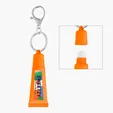 Squeeze Tube Lip Moisturizer with Key Ring — view 6
