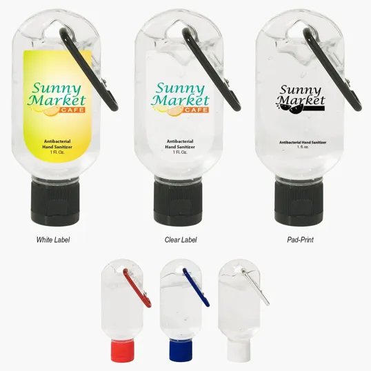 1 Oz. Hand Sanitizer with Carabiner — view 7