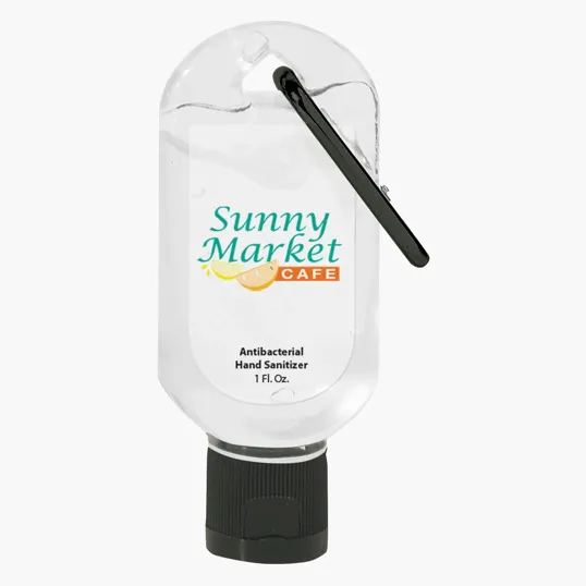 1 Oz. Hand Sanitizer with Carabiner