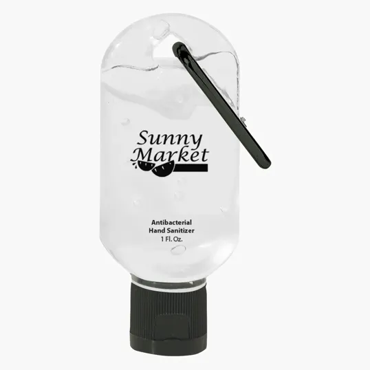 1 Oz. Hand Sanitizer with Carabiner — view 2