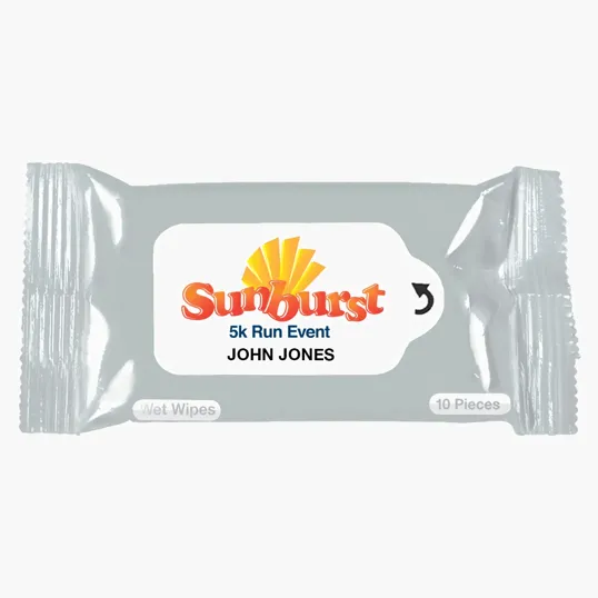 Wet Wipe Packet, 10 Wipes — view 3