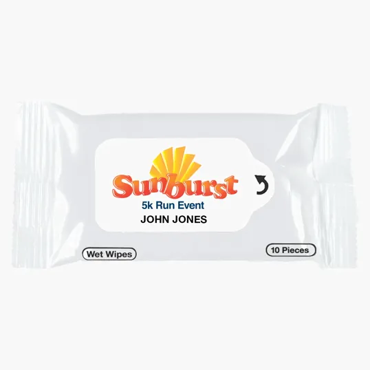 Wet Wipe Packet, 10 Wipes — view 4
