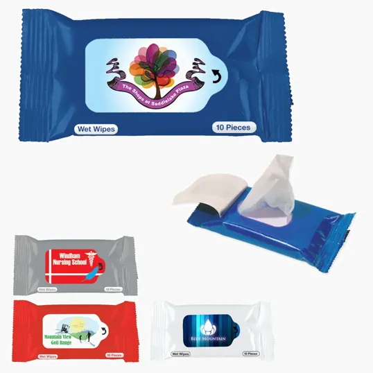 Wet Wipe Packet, 10 Wipes — view 5