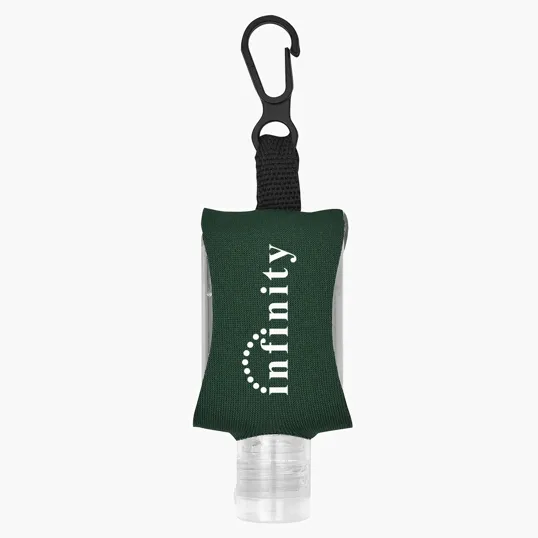 1 Oz. Hand Sanitizer with EVA Case and Clip — view 3